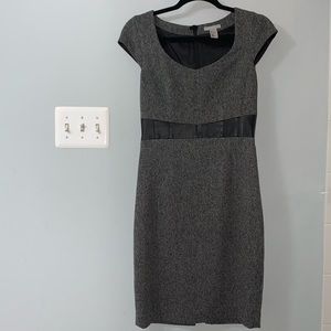 Like new H&M dress w/ leather accent waist